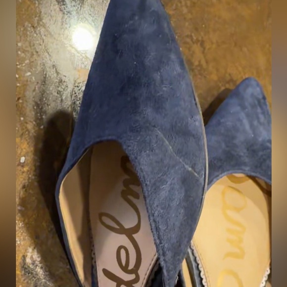 New with tags Blue suede Sam Edelman Flats #suede #suedeshoes #samedelman - Picture 3 of 3